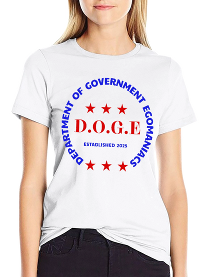D.O.G.E Department T-Shirt - Econmaniacs 2025