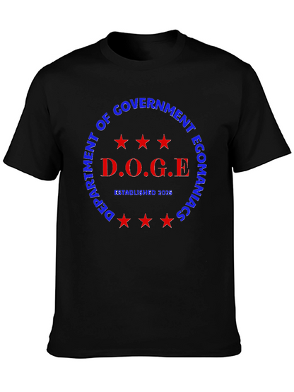 D.O.G.E Department T-Shirt - Econmaniacs 2025