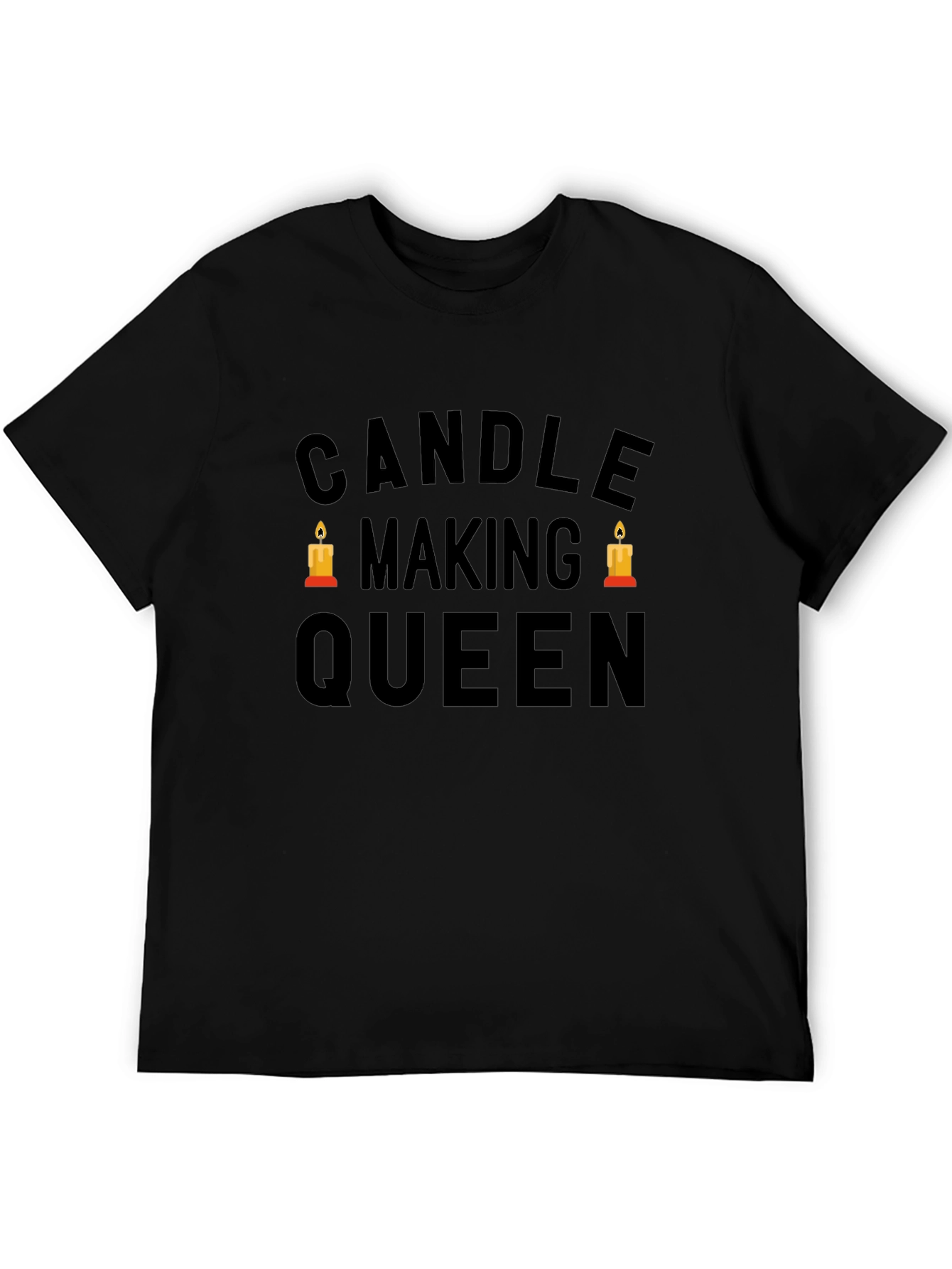 Candle Making Queen Black Graphic Tee