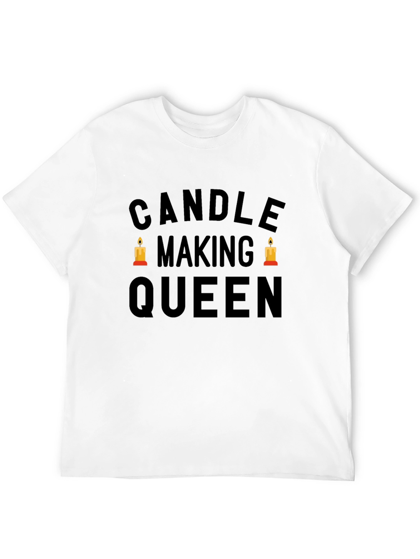 Candle Making Queen Black Graphic Tee