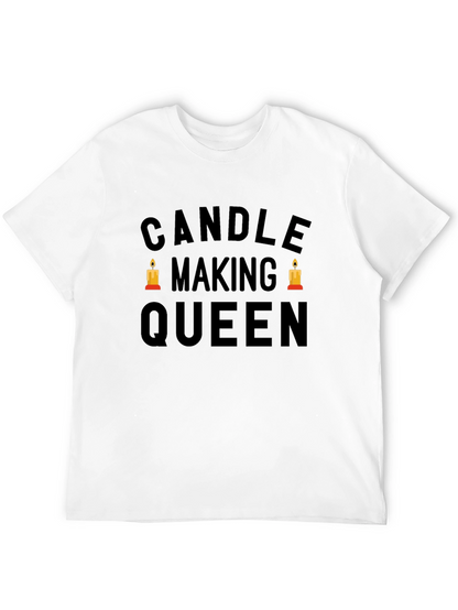 Candle Making Queen Black Graphic Tee