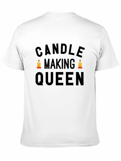 Candle Making Queen Black Graphic Tee