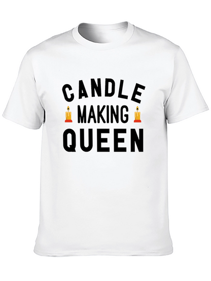 Candle Making Queen Black Graphic Tee