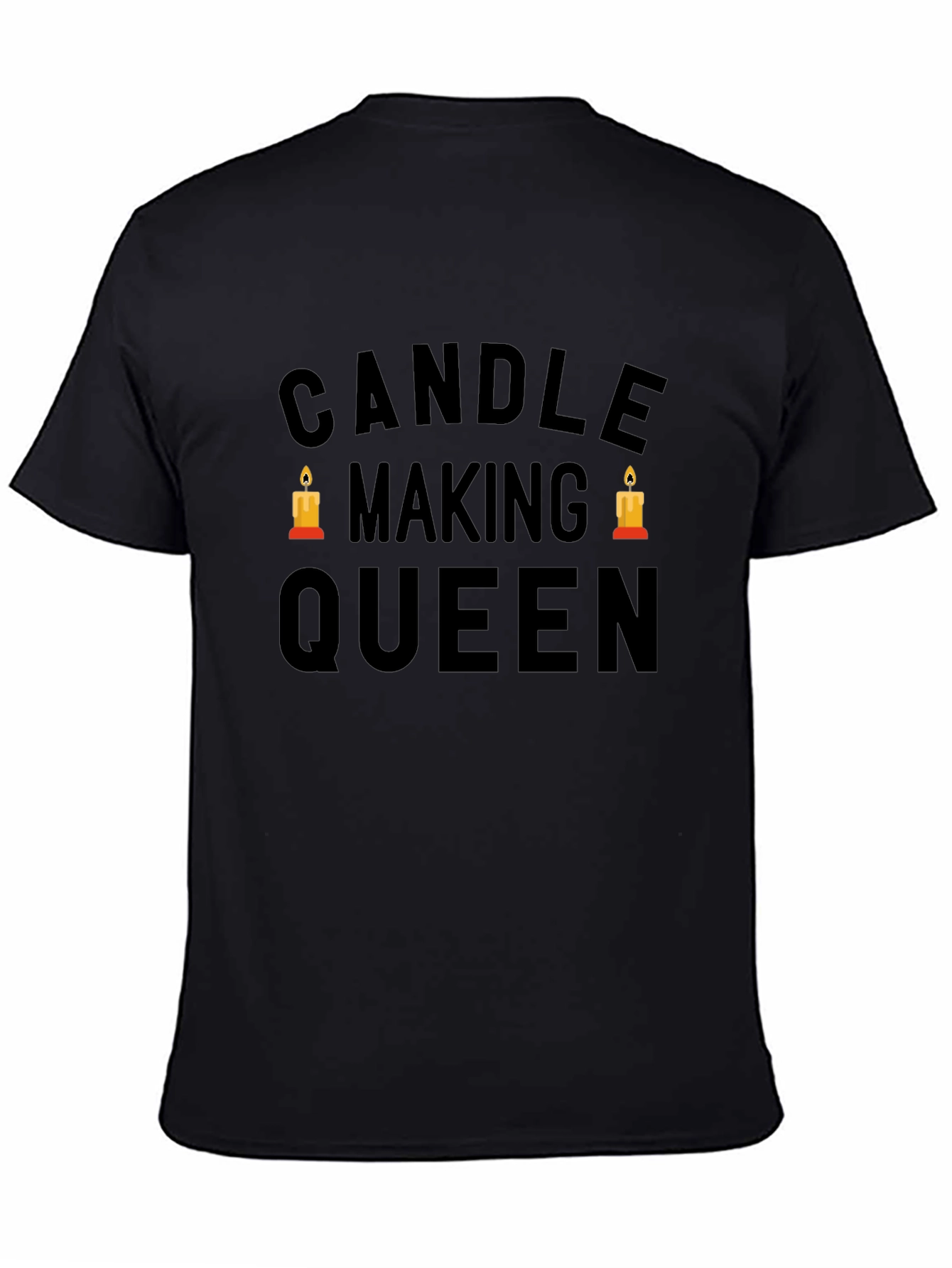 Candle Making Queen Black Graphic Tee