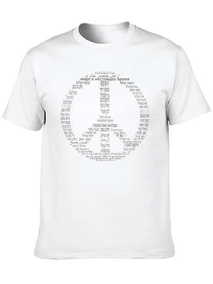 Peace Sign Black T-Shirt