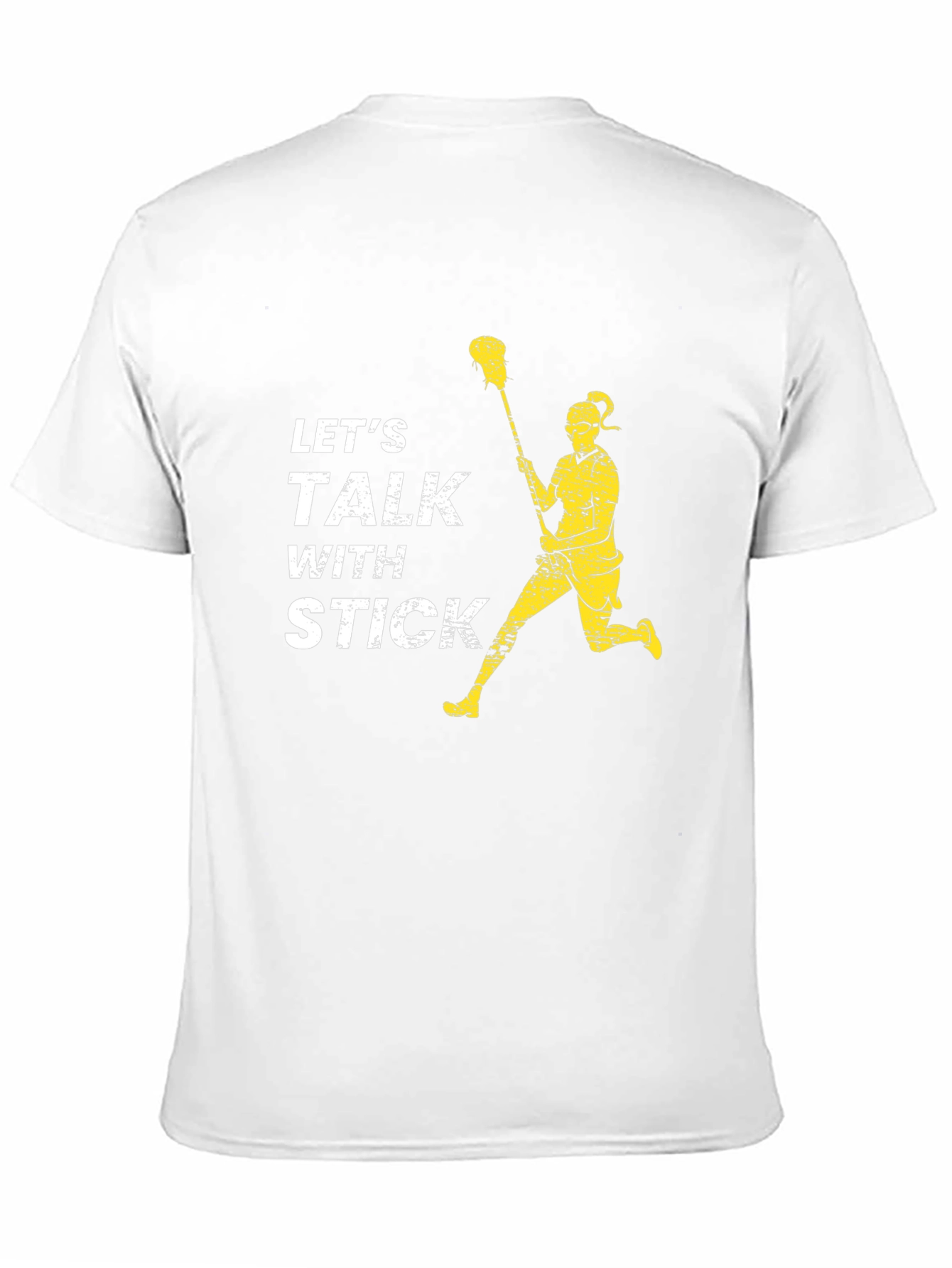 Lets Talk With Stick Lacrosse T-Shirt