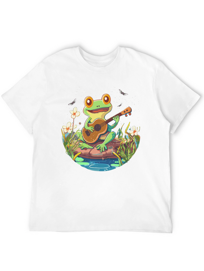 Frog Playing Guitar T-Shirt - Unique Graphic Tee