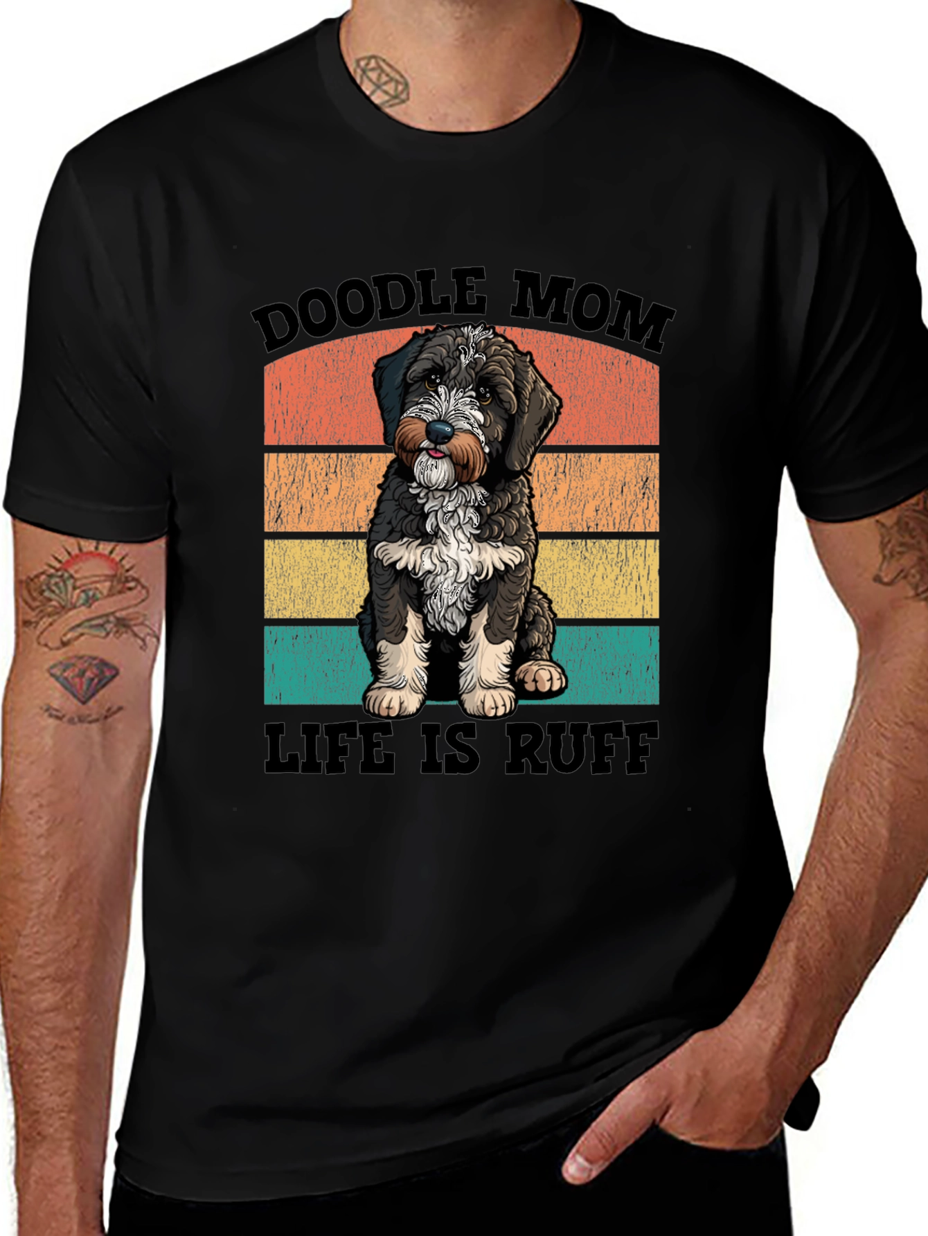 Doodle Mom Life is Ruff T-Shirt