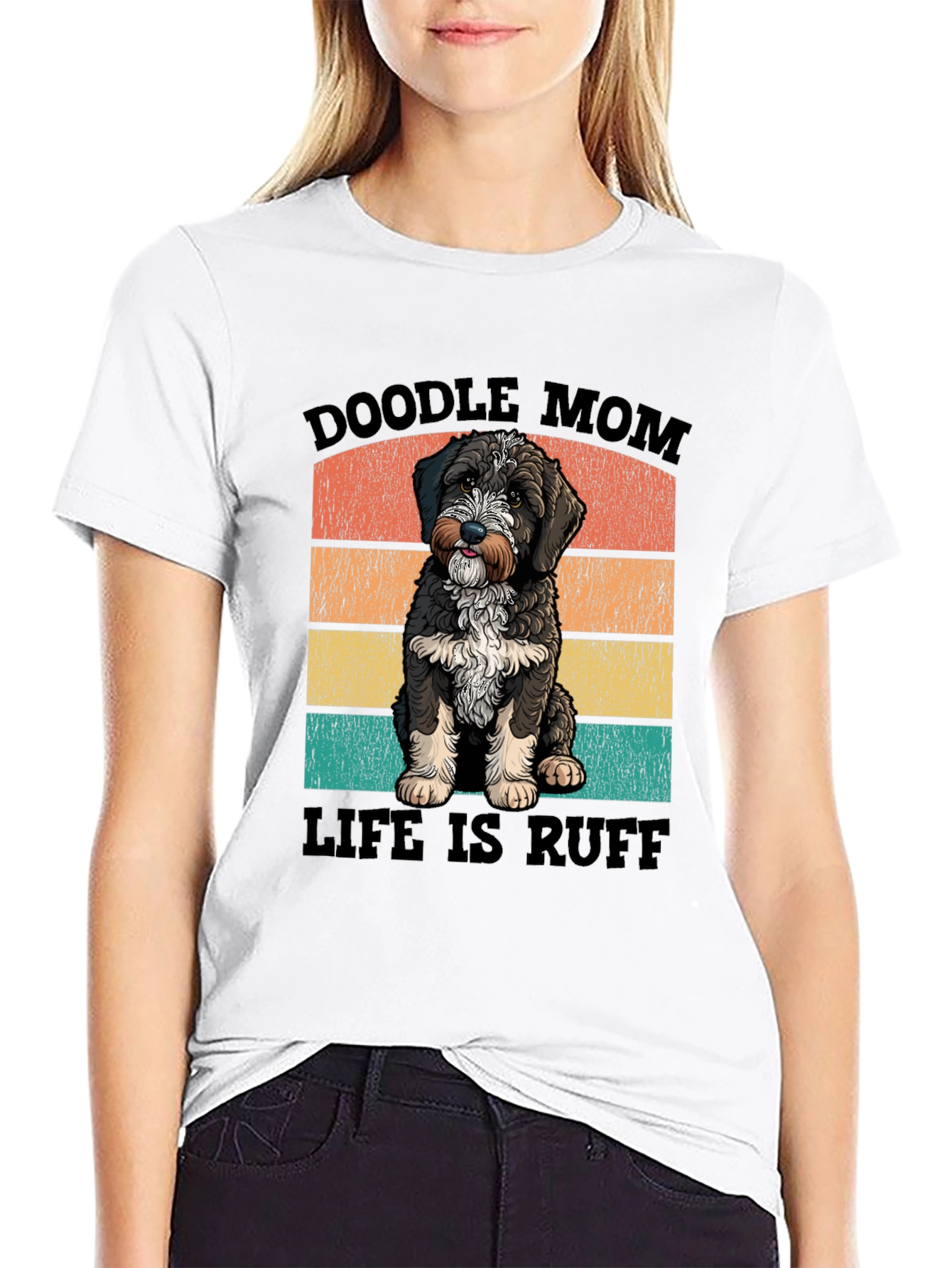 Doodle Mom Life is Ruff T-Shirt