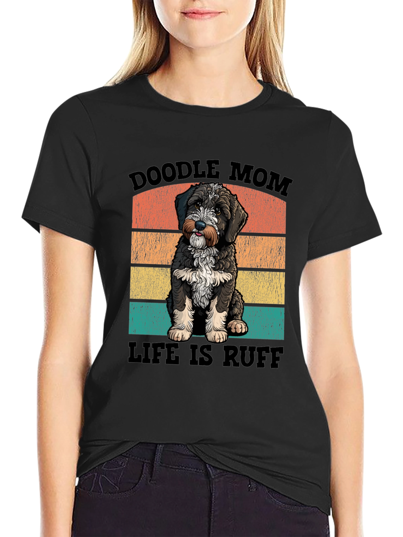 Doodle Mom Life is Ruff T-Shirt