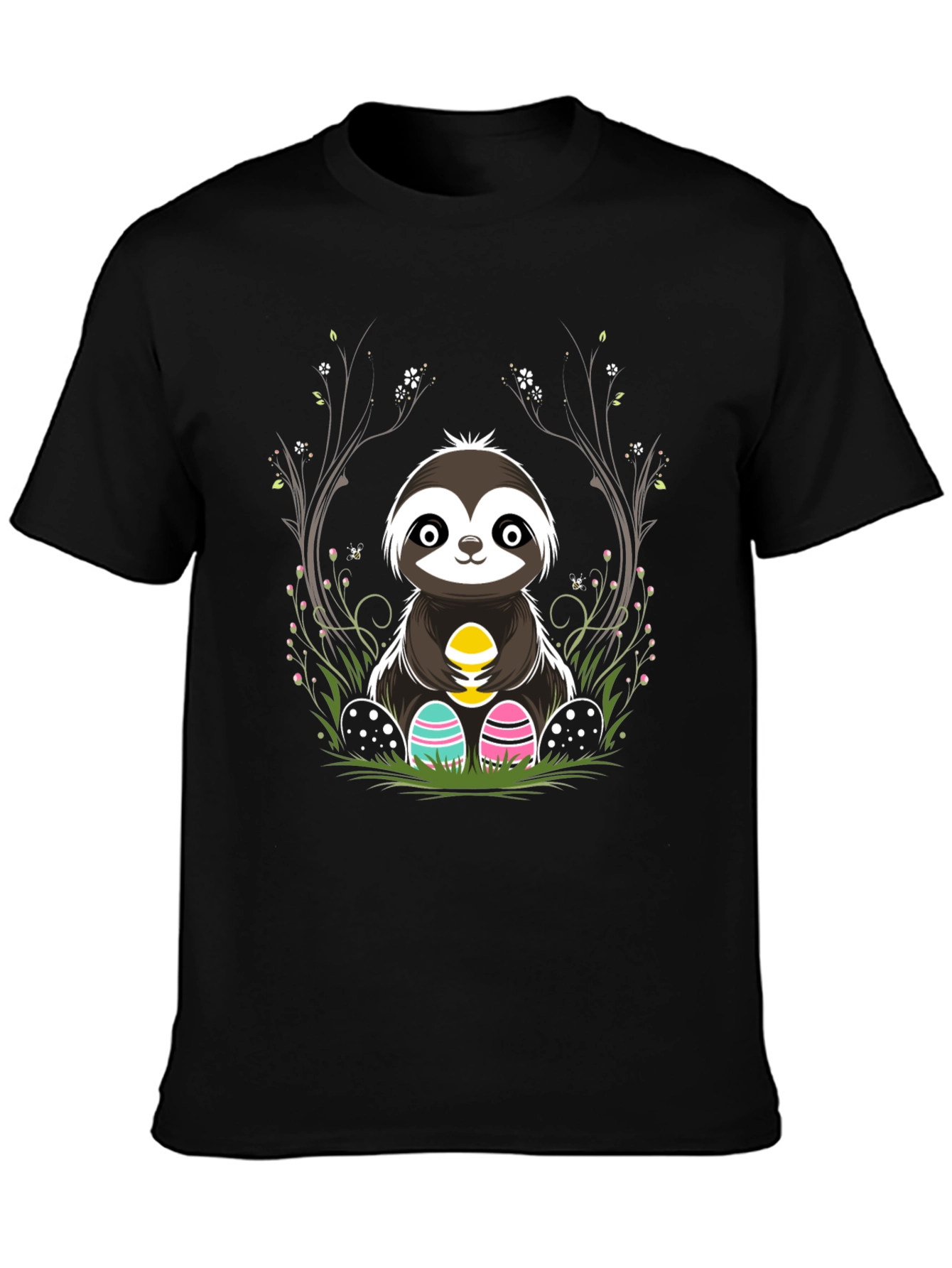 Cute Sloth Easter Egg T-Shirt