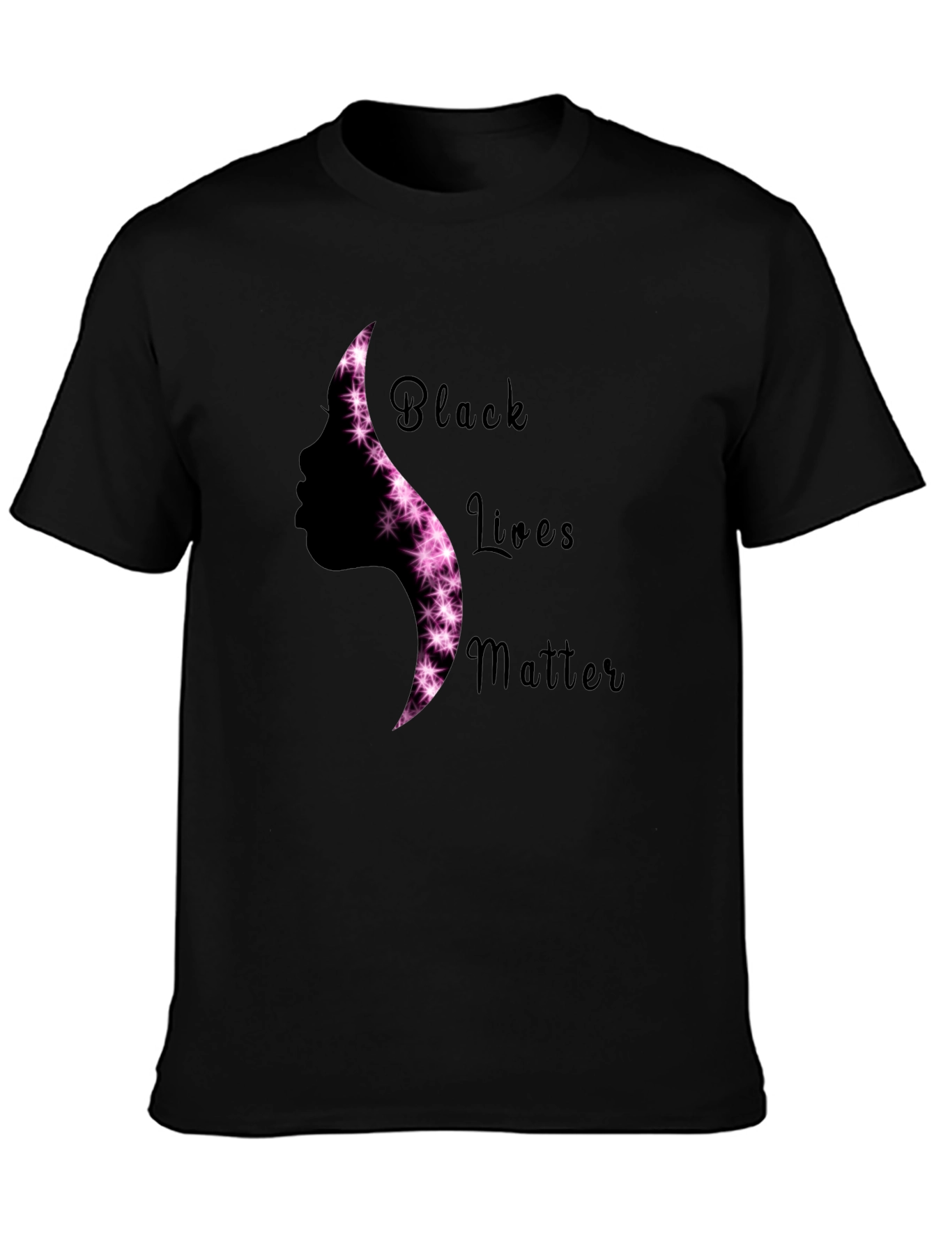 Black Lives Matter Silhouette Graphic Tee - Unisex