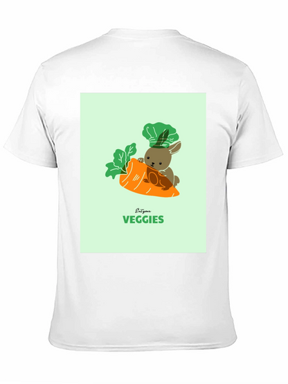 Eat Your Veggies T-Shirt - Cute Bunny Carrot Tee
