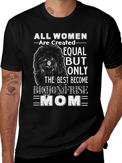 Bichon Frise Mom T-Shirt - Dog Lover Gift