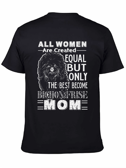 Bichon Frise Mom T-Shirt - Dog Lover Gift