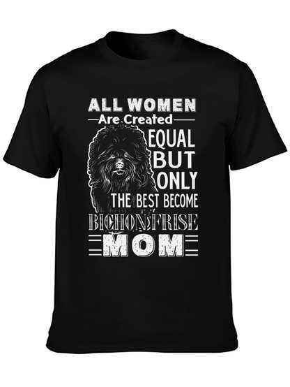 Bichon Frise Mom T-Shirt - Dog Lover Gift