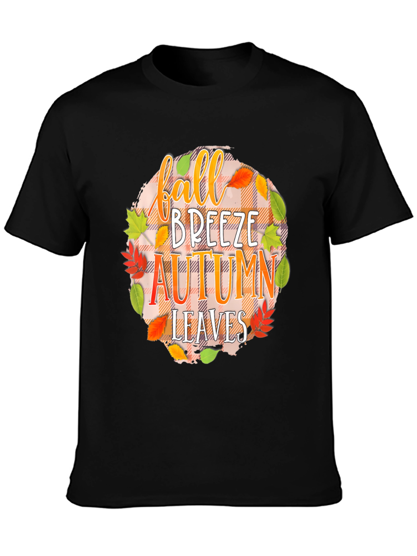 Fall Breeze Autumn Leaves Graphic Tee