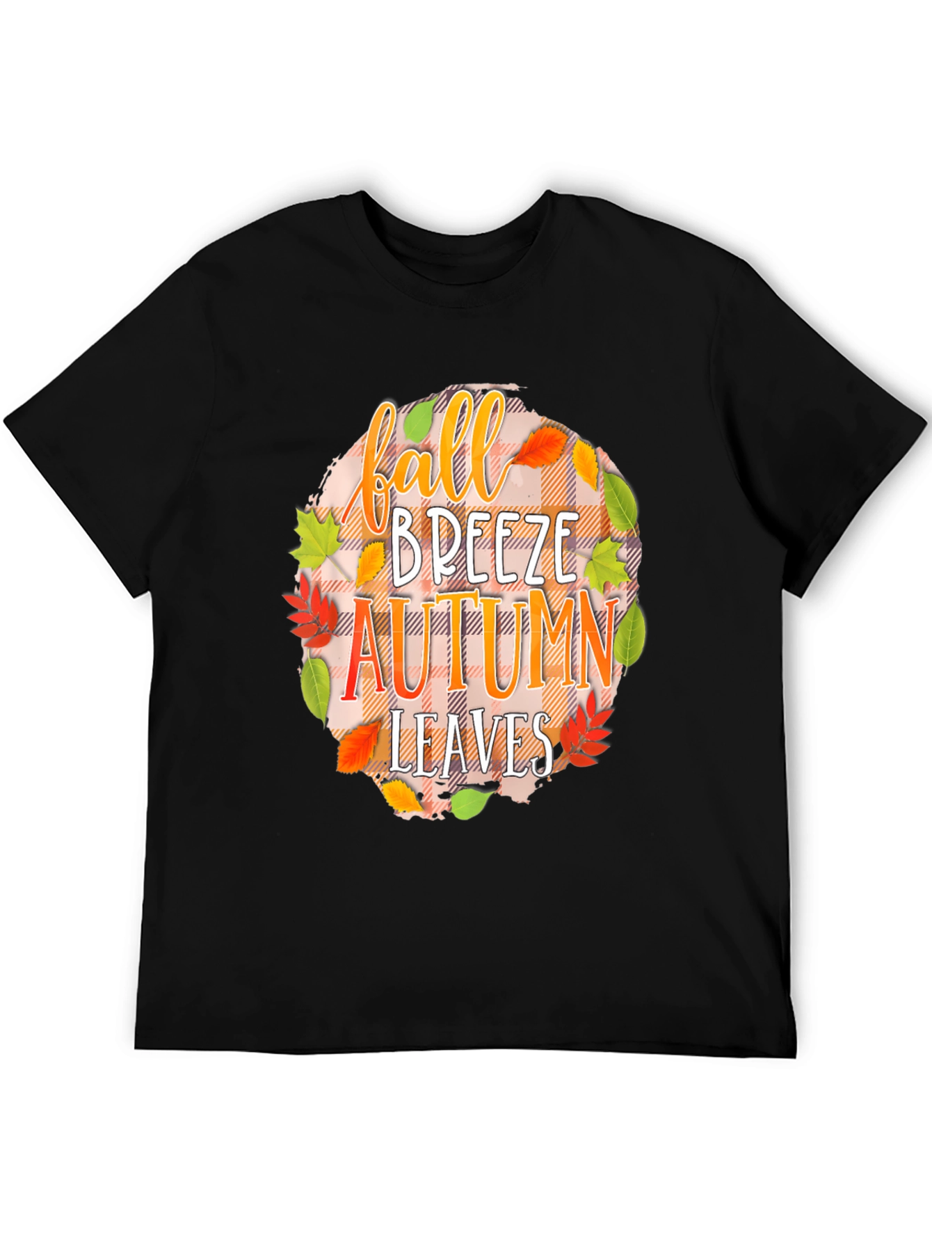 Fall Breeze Autumn Leaves Graphic Tee