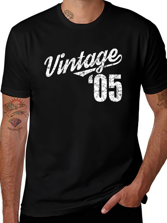 Vintage 05 Black Graphic Tee