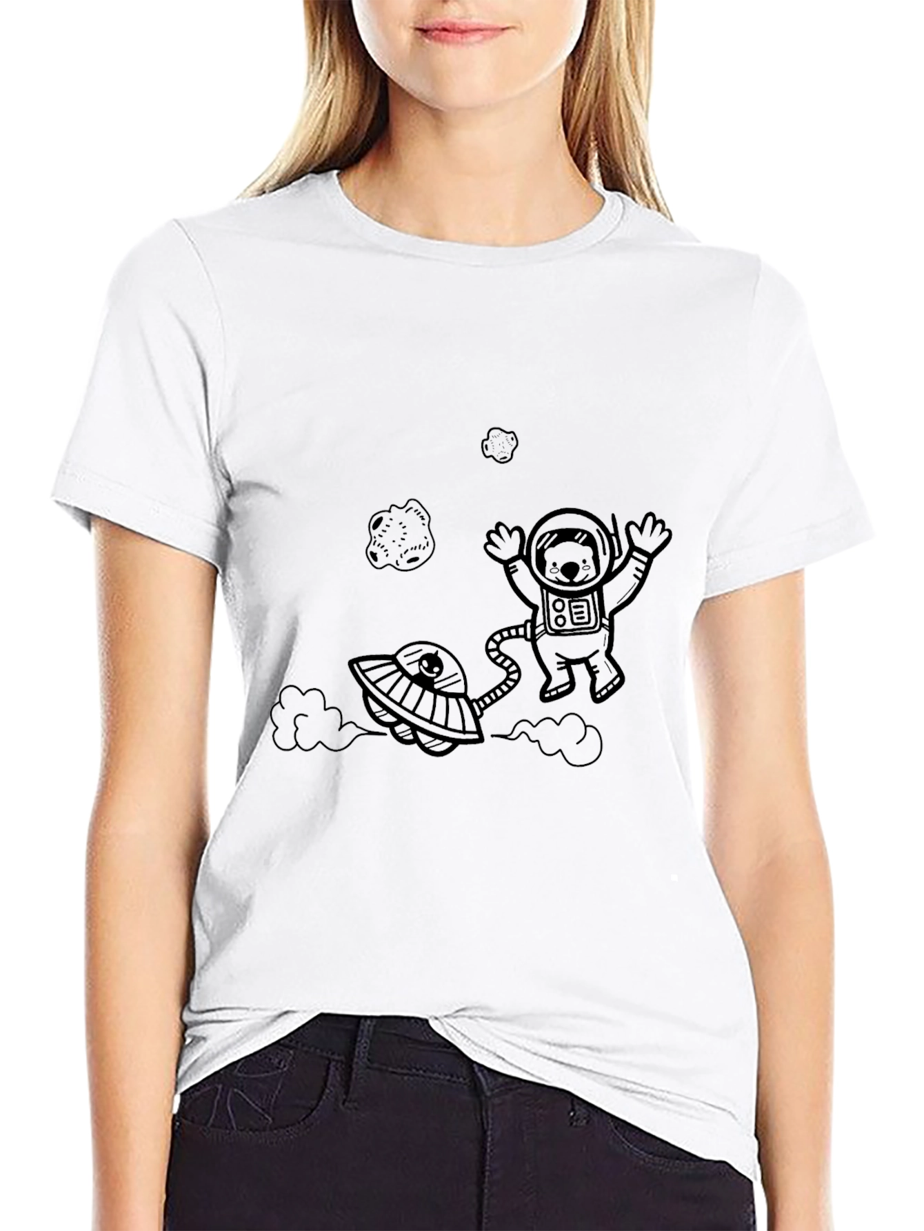 Astronaut Bear Graphic Tee