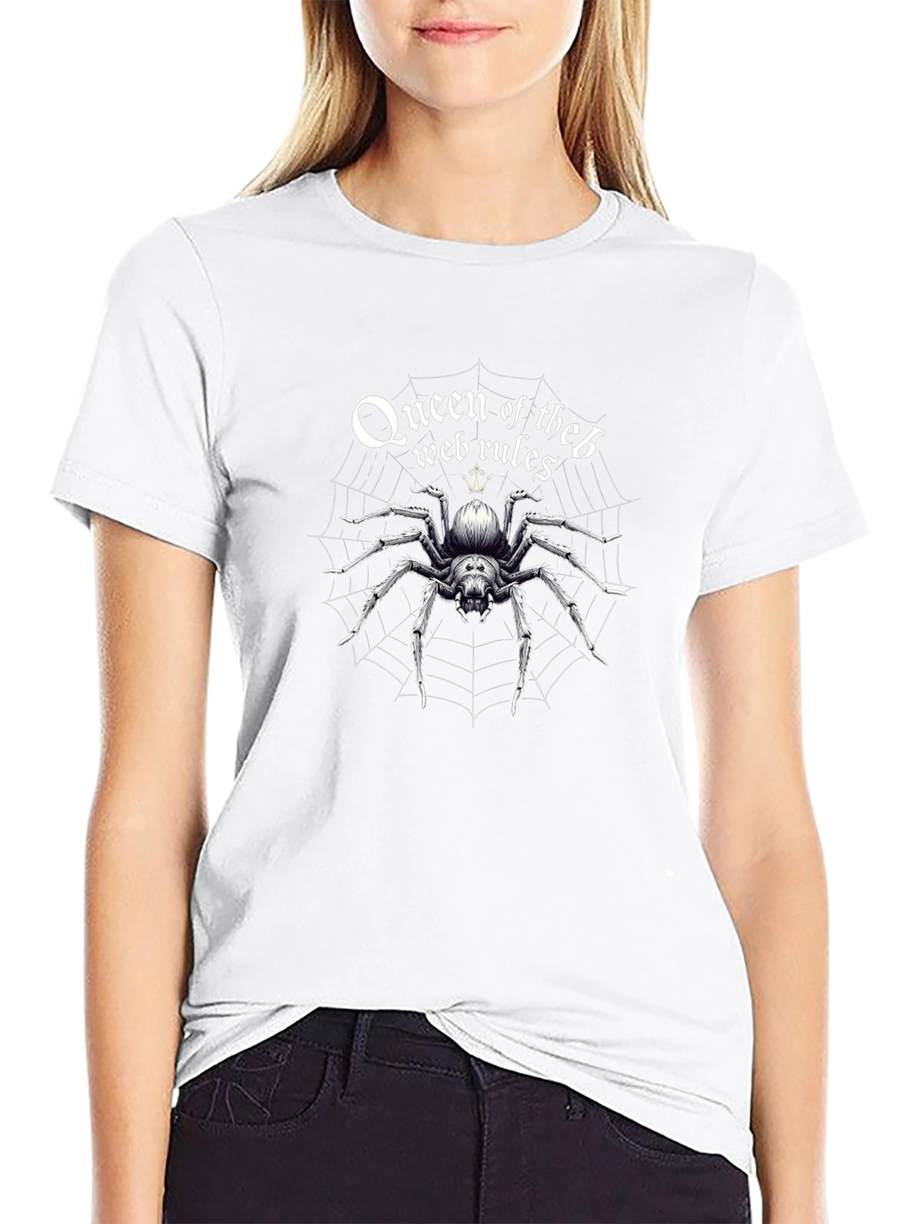 Queen of the Web Rules Graphic T-Shirt