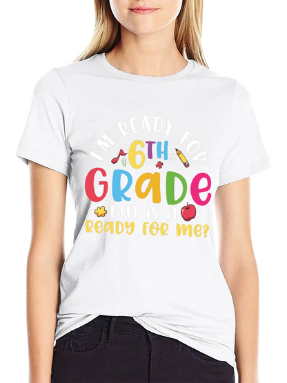 Ready for 6th Grade Black T-Shirt