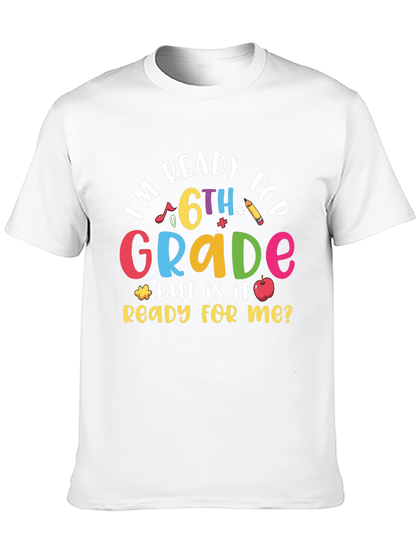 Ready for 6th Grade Black T-Shirt