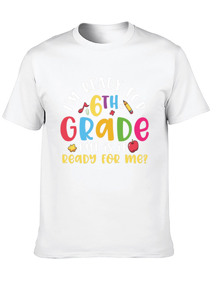 Ready for 6th Grade Black T-Shirt