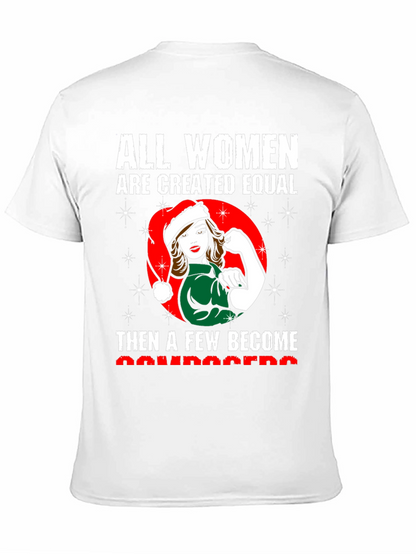 All Women Are Created Equal-Christmas T-Shirt