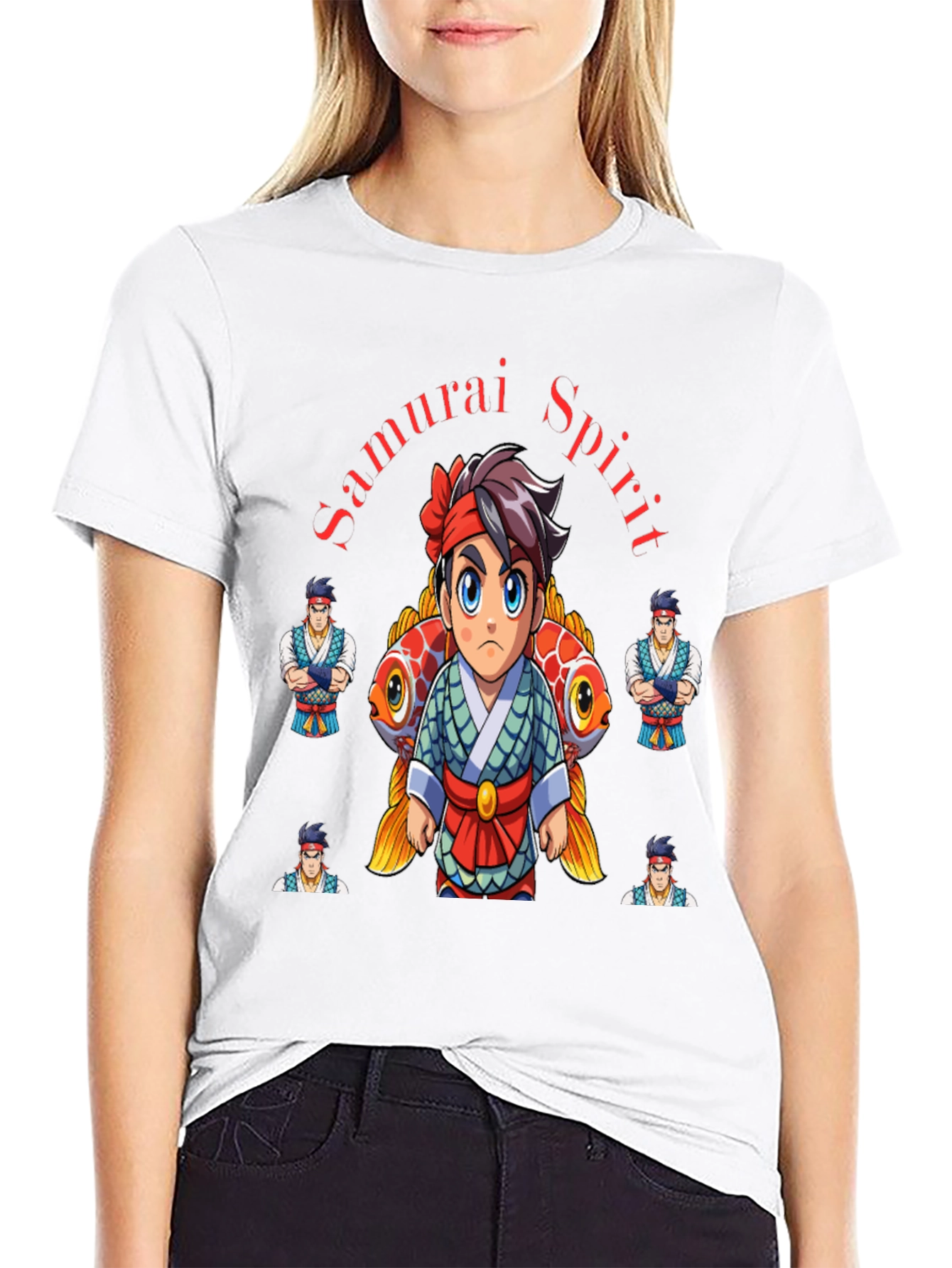 Samurai Spirit Graphic T-Shirt