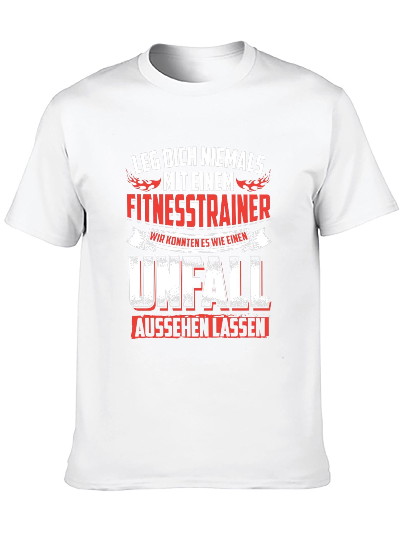 Fitness Trainer Warning T-Shirt - German Text