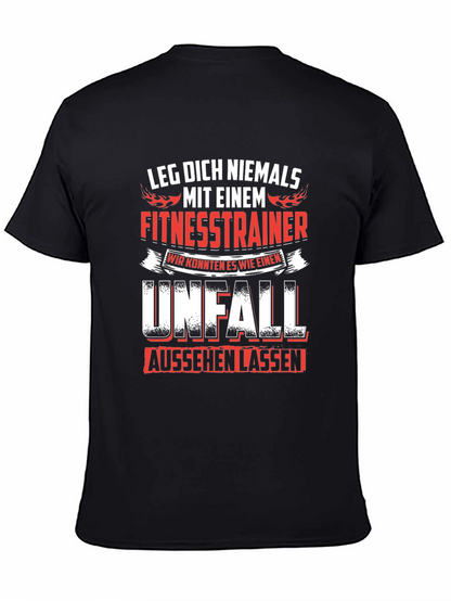 Fitness Trainer Warning T-Shirt - German Text