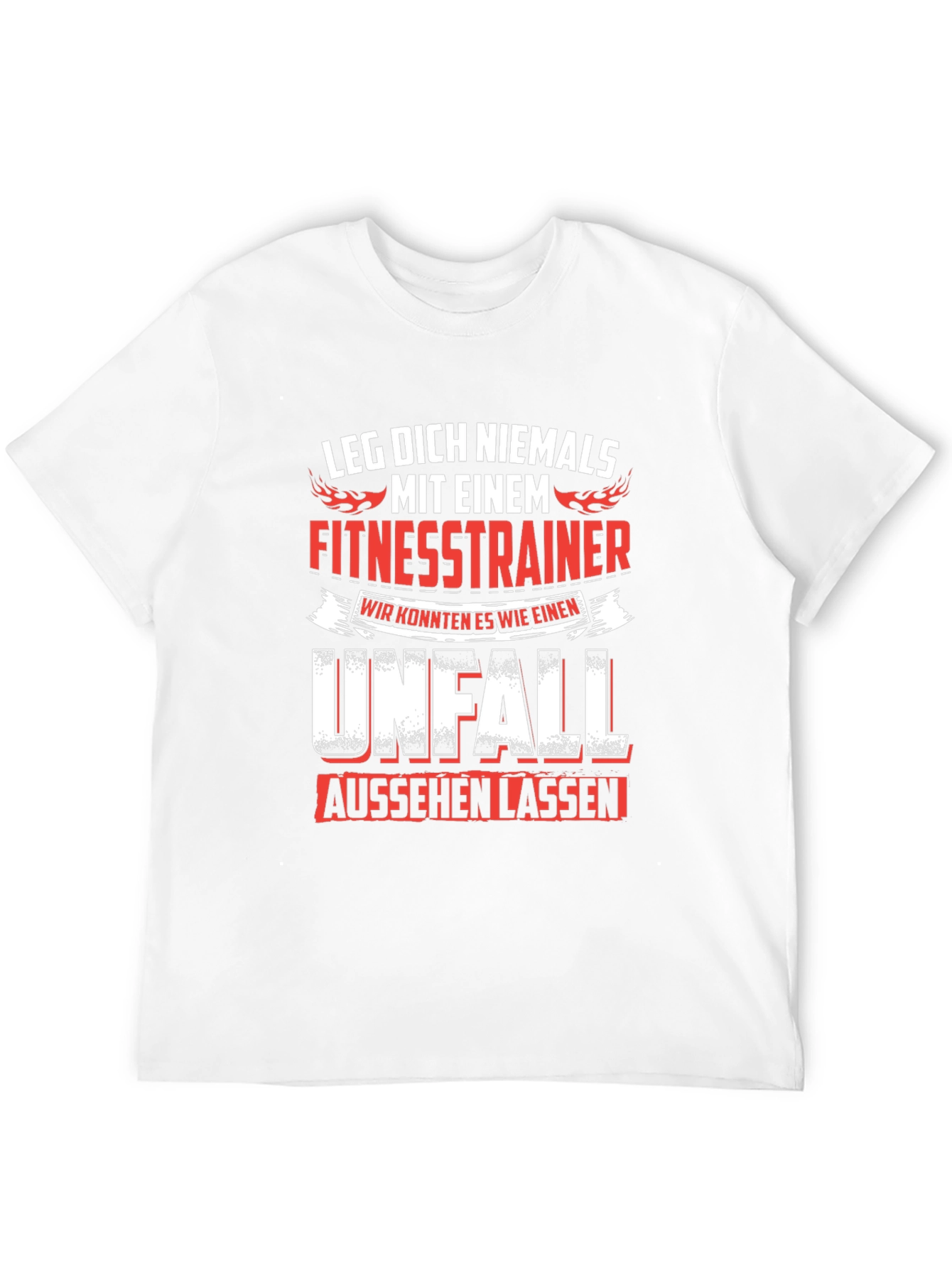 Fitness Trainer Warning T-Shirt - German Text