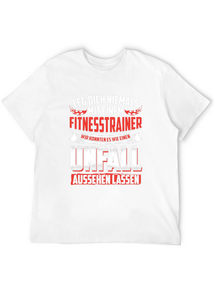 Fitness Trainer Warning T-Shirt - German Text