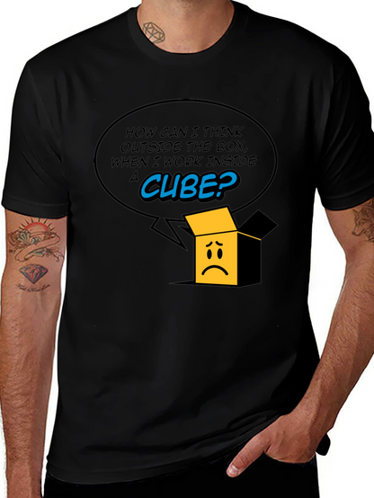 Think Outside the Box T-Shirt - Black