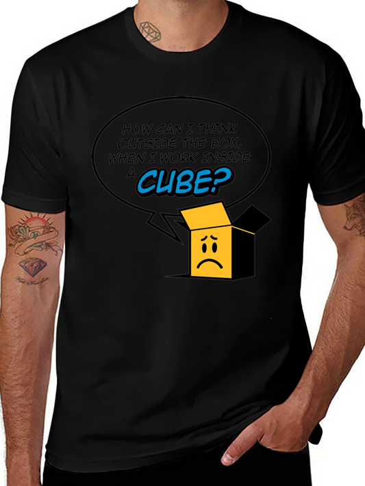 Think Outside the Box T-Shirt - Black