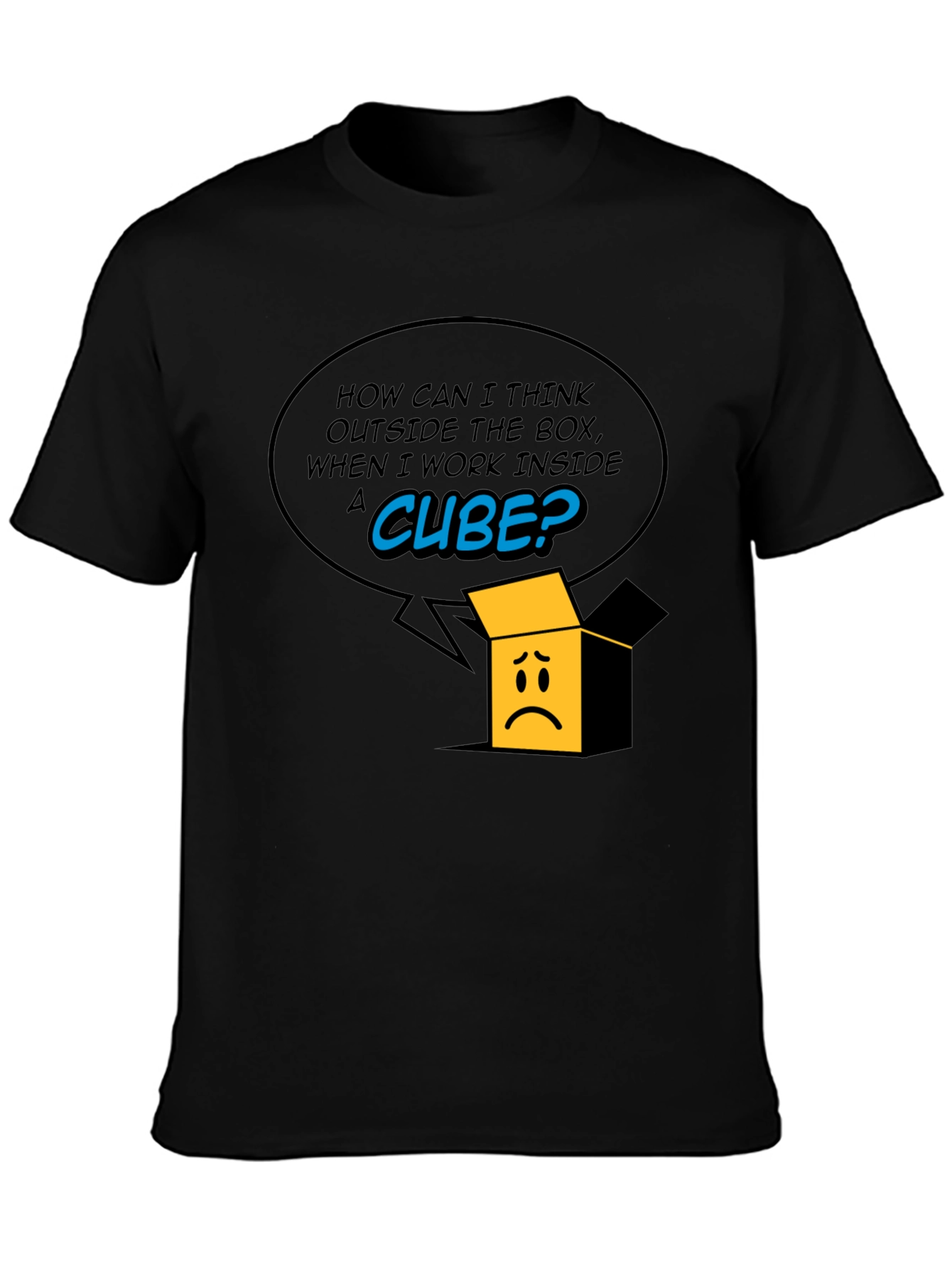 Think Outside the Box T-Shirt - Black