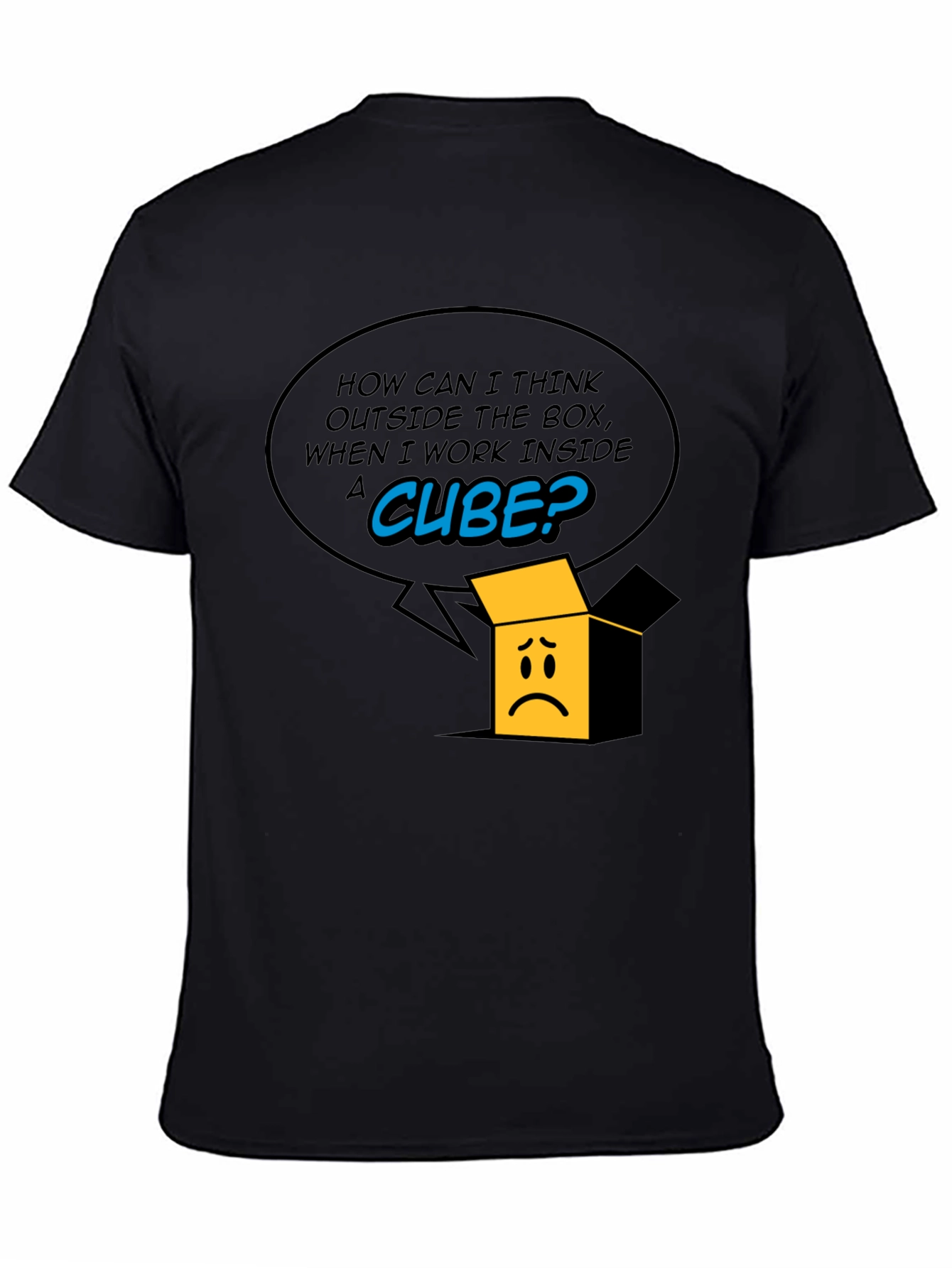 Think Outside the Box T-Shirt - Black