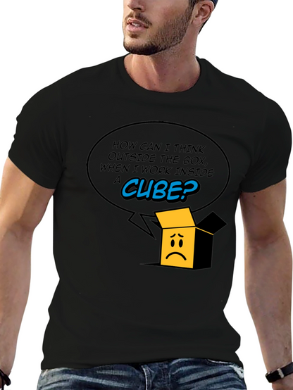 Think Outside the Box T-Shirt - Black