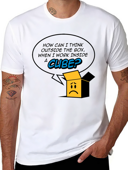 Think Outside the Box T-Shirt - Black