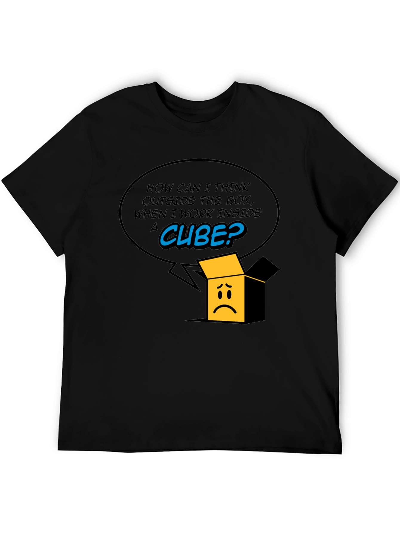 Think Outside the Box T-Shirt - Black