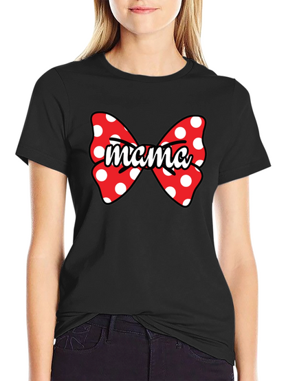 Mama Minnie Mouse Bow T-Shirt