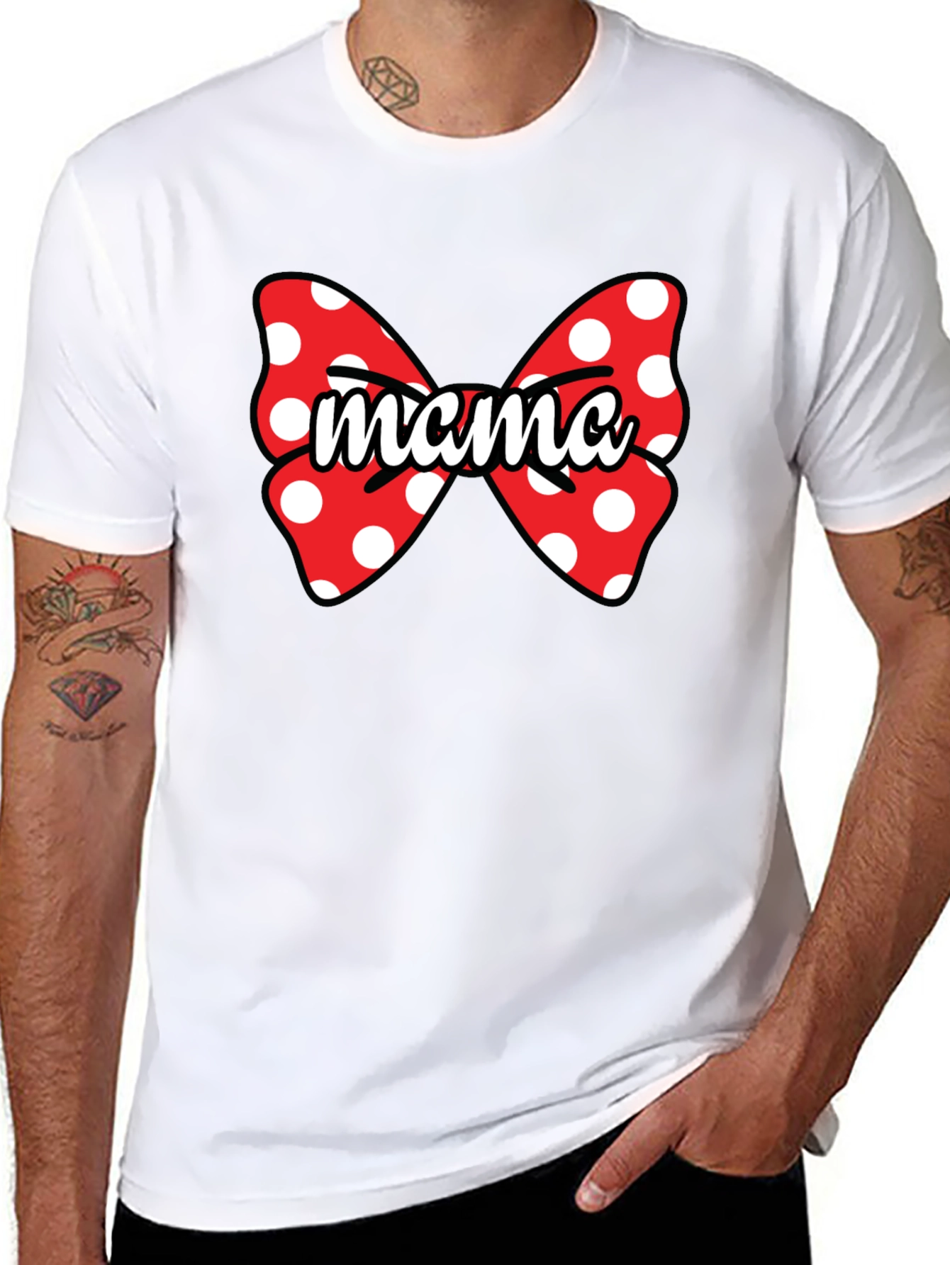 Mama Minnie Mouse Bow T-Shirt