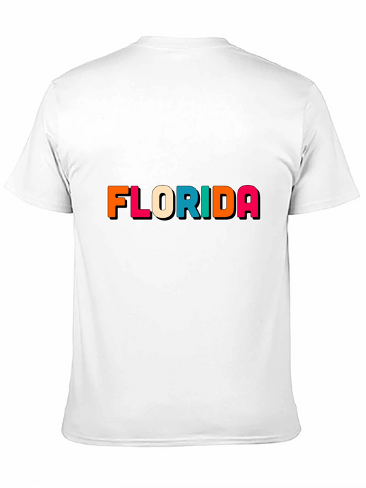 Florida Graphic T-Shirt Trendy Colorful Tee