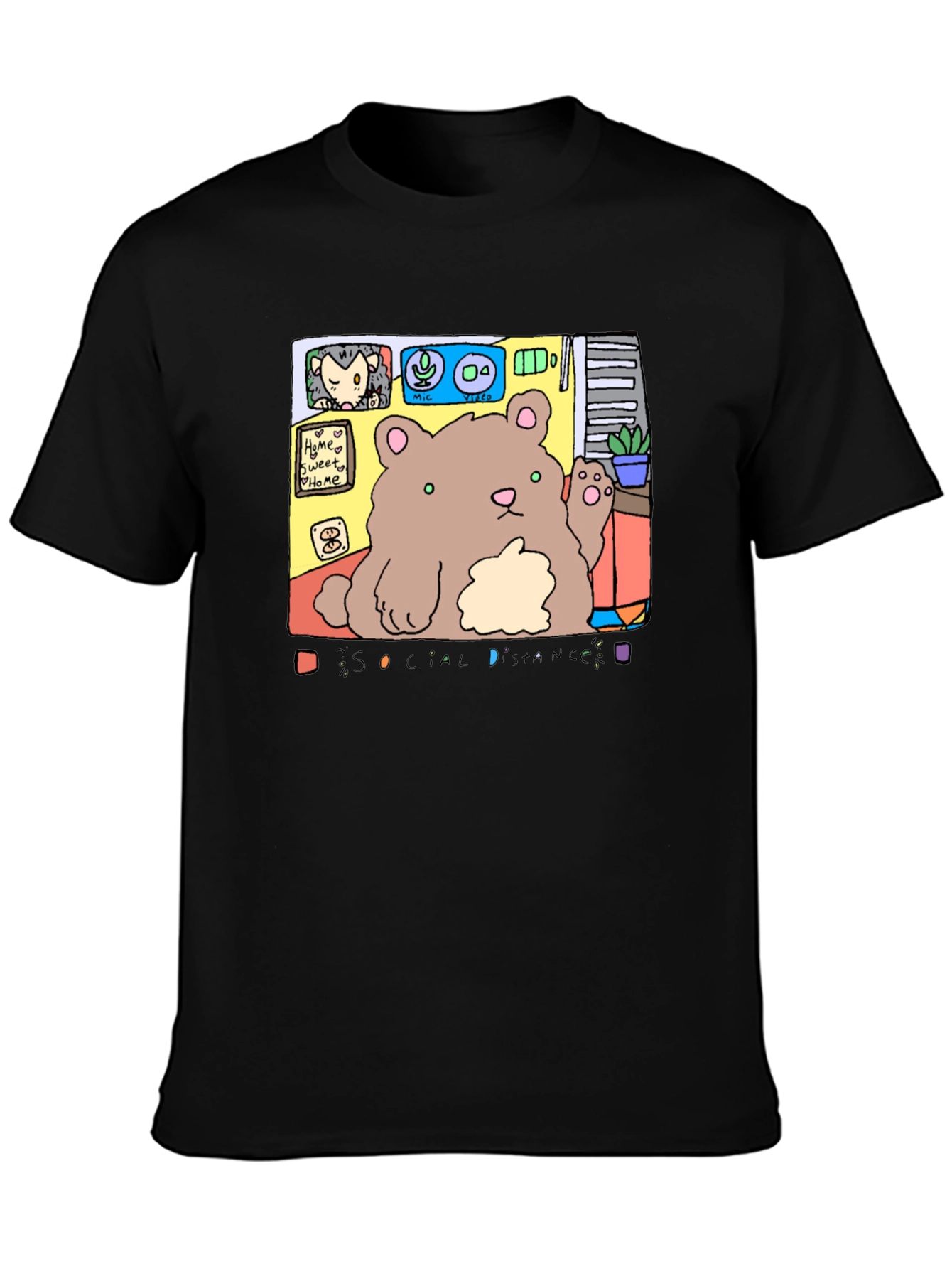 Social Distance Bear T-Shirt - Stay Connected!