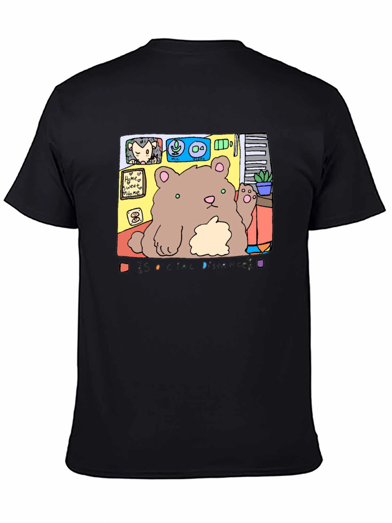 Social Distance Bear T-Shirt - Stay Connected!