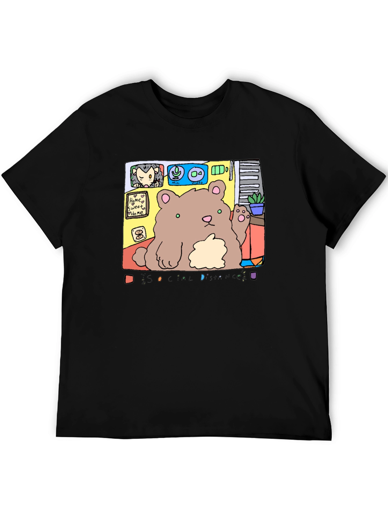 Social Distance Bear T-Shirt - Stay Connected!