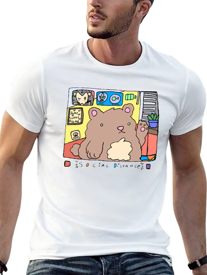 Social Distance Bear T-Shirt - Stay Connected!