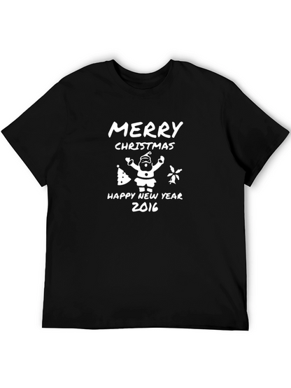 Merry Christmas Happy New Year 2016 Graphic Tee