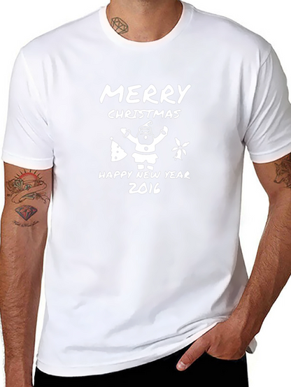 Merry Christmas Happy New Year 2016 Graphic Tee